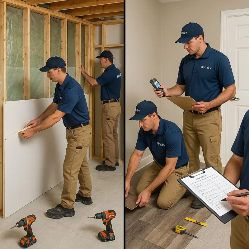 Repairs and Reconstruction process in Meadows Place, TX