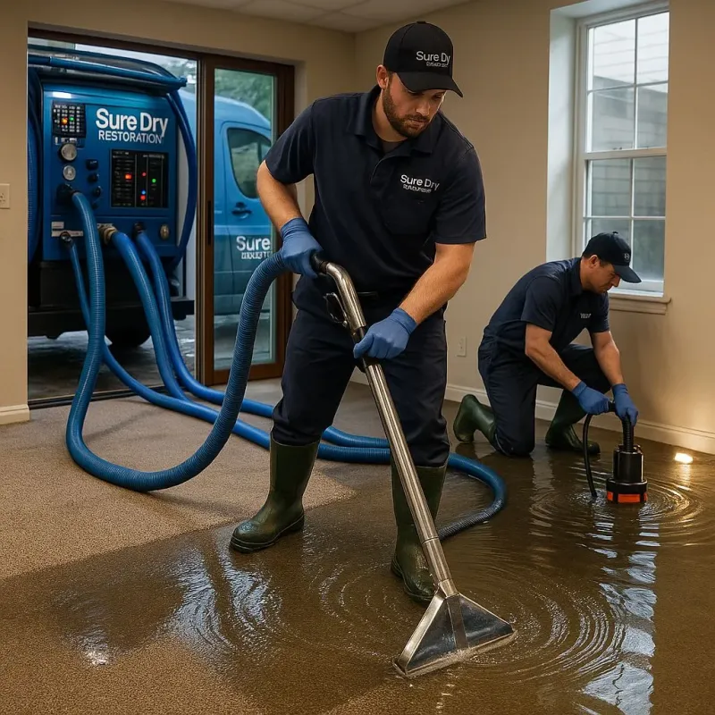 Water Extraction and Removal process in Meadows Place, TX